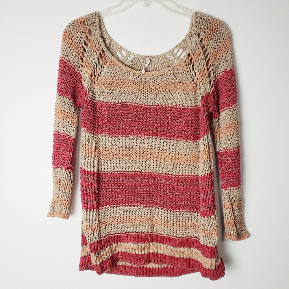 Free People Striped Sweater Size S